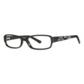 Nicole Miller Houston Eyeglass Frames - Frame Black, Size 52/15mm