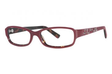 Nicole Miller Houston Eyeglass Frames - Frame Burgundy, Size 52/15mm